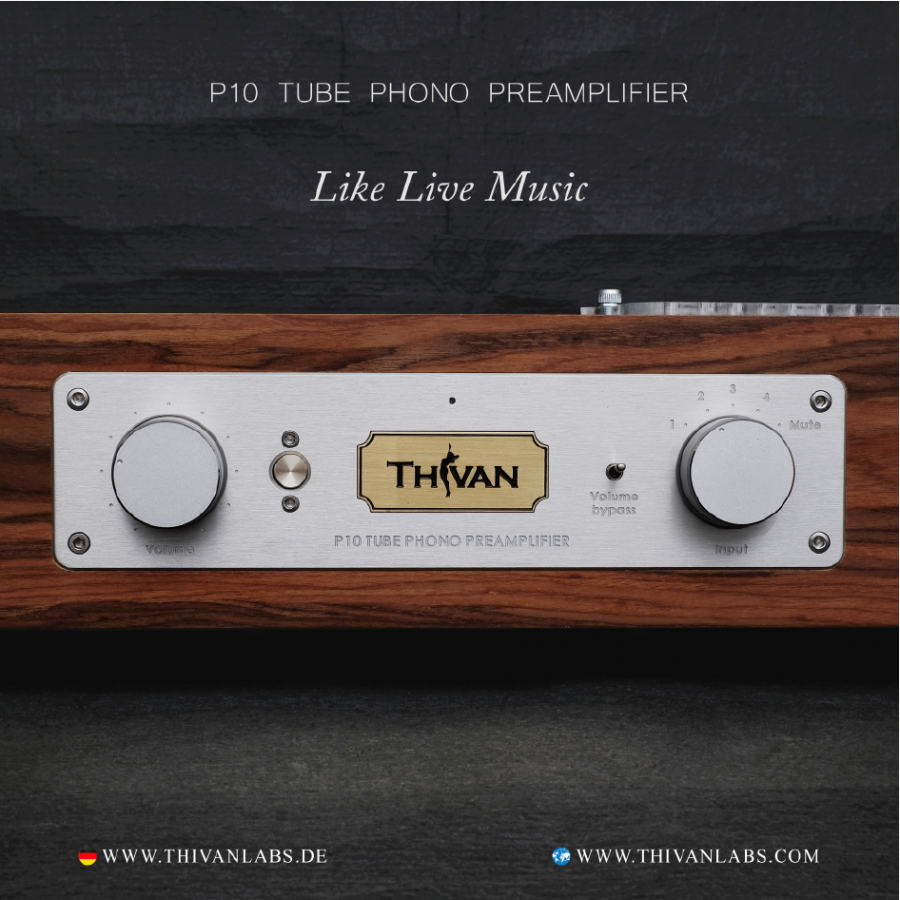 Thivan Labs Phono Tube Preamplifier – P10